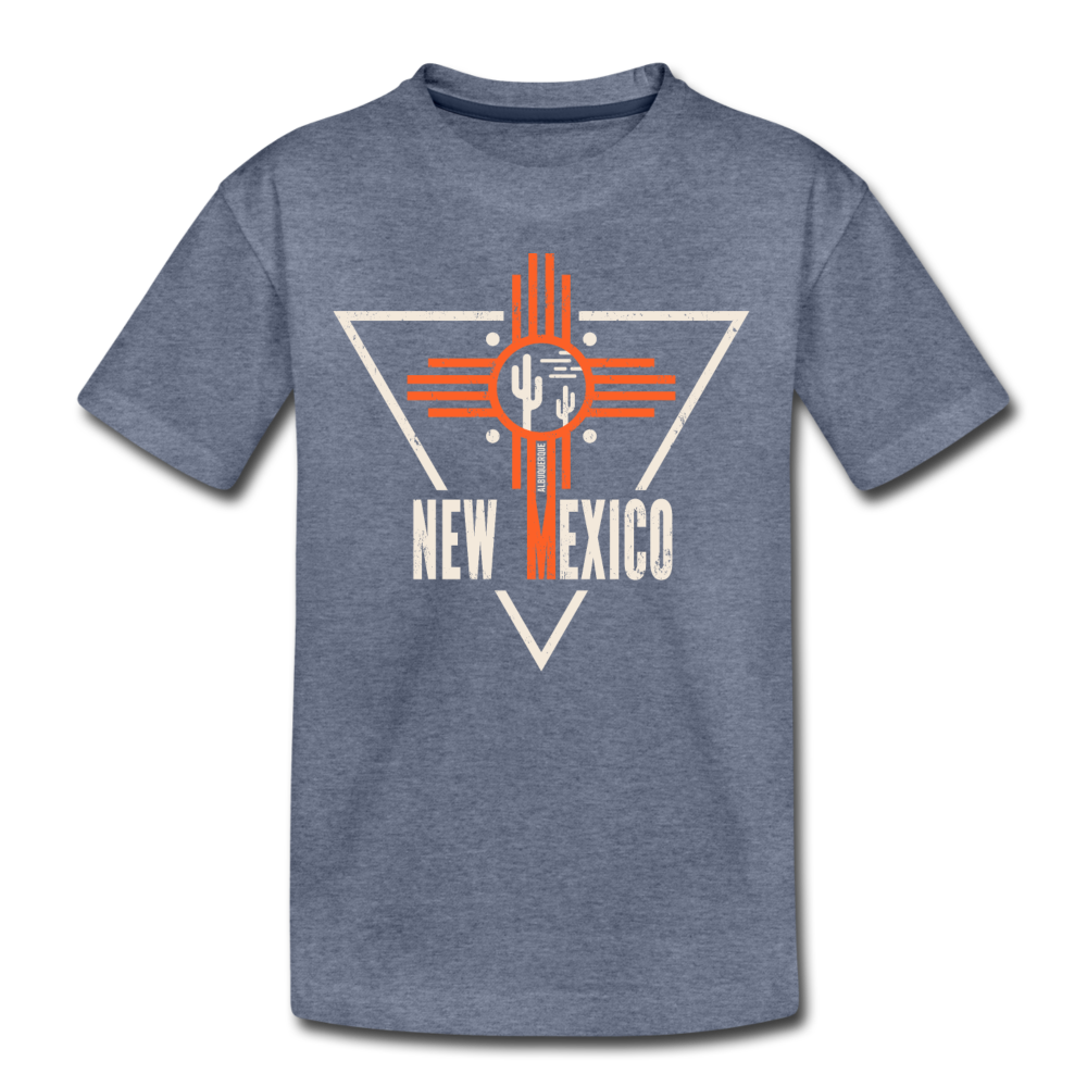 Albuquerque, New Mexico - Kids' Premium T-Shirt - heather blue