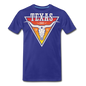 Texas Longhorn Skull - Men's Premium T-Shirt - royal blue