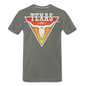 Texas Longhorn Skull - Men's Premium T-Shirt - asphalt gray