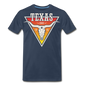 Texas Longhorn Skull - Men's Premium T-Shirt - navy