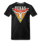 Texas Longhorn Skull - Men's Premium T-Shirt - charcoal gray