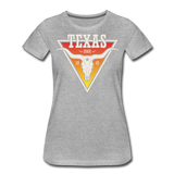 Texas Longhorn Skull - Women’s Premium T-Shirt - heather gray
