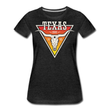 Texas Longhorn Skull - Women’s Premium T-Shirt - charcoal gray