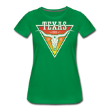 Texas Longhorn Skull - Women’s Premium T-Shirt - kelly green