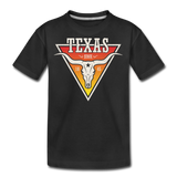 Texas Longhorn Skull - Kids' Premium T-Shirt - black