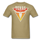 Texas Longhorn Skull - Men's T-Shirt - khaki