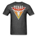 Texas Longhorn Skull - Men's T-Shirt - heather black