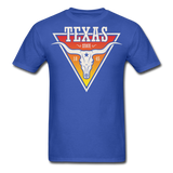 Texas Longhorn Skull - Men's T-Shirt - royal blue