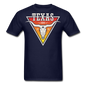 Texas Longhorn Skull - Men's T-Shirt - navy