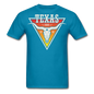 Texas Longhorn Skull - Men's T-Shirt - turquoise