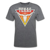 Texas Longhorn Skull - Men's T-Shirt - mineral charcoal gray