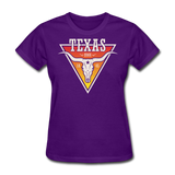 Texas Longhorn Skull - Women's T-Shirt - purple