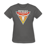 Texas Longhorn Skull - Women's T-Shirt - charcoal