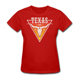 Texas Longhorn Skull - Women's T-Shirt - red