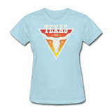 Texas Longhorn Skull - Women's T-Shirt - powder blue