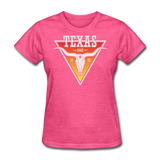 Texas Longhorn Skull - Women's T-Shirt - heather pink