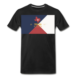 Texas Info Map - Men's Premium T-Shirt - black