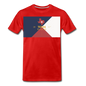 Texas Info Map - Men's Premium T-Shirt - red