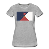 Texas Info Map - Women’s Premium T-Shirt - heather gray