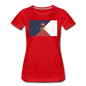 Texas Info Map - Women’s Premium T-Shirt - red