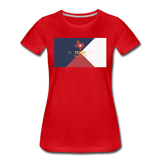 Texas Info Map - Women’s Premium T-Shirt - red