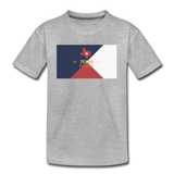 Texas Info Map - Kids' Premium T-Shirt - heather gray