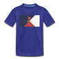 Texas Info Map - Kids' Premium T-Shirt - royal blue