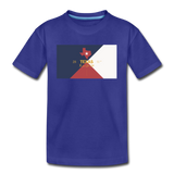 Texas Info Map - Kids' Premium T-Shirt - royal blue