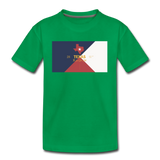 Texas Info Map - Kids' Premium T-Shirt - kelly green