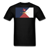 Texas Info Map - Men's T-Shirt - black