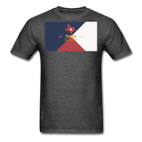 Texas Info Map - Men's T-Shirt - heather black