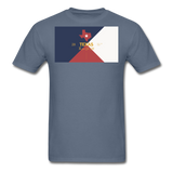 Texas Info Map - Men's T-Shirt - denim