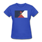 Texas Info Map - Women's T-Shirt - royal blue