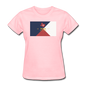 Texas Info Map - Women's T-Shirt - pink