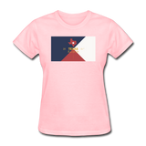 Texas Info Map - Women's T-Shirt - pink