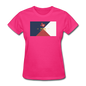 Texas Info Map - Women's T-Shirt - fuchsia