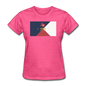 Texas Info Map - Women's T-Shirt - heather pink