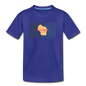 Wisconsin Info Map - Kids' Premium T-Shirt - royal blue