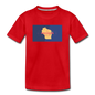 Wisconsin Info Map - Kids' Premium T-Shirt - red