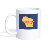 Wisconsin Info Map - Coffee/Tea Mug - white