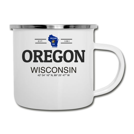 Oregon, Wisconsin - Camper Mug - white