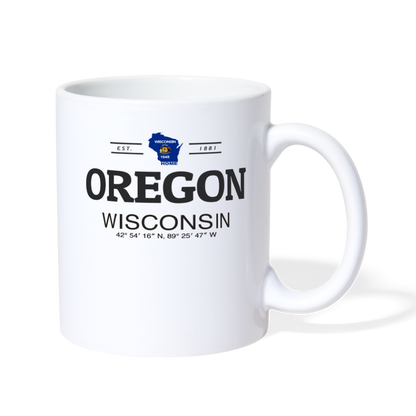 Oregon, Wisconsin - Coffee/Tea Mug - white