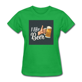I Like Beer - Women's T-Shirt - bright green