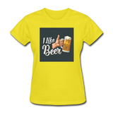 I Like Beer - Women's T-Shirt - yellow