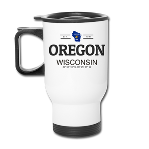 Oregon, Wisconsin - Travel Mug - white