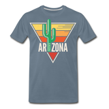 Phoenix, Arizona - Men's Premium T-Shirt - steel blue