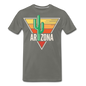 Phoenix, Arizona - Men's Premium T-Shirt - asphalt gray