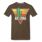 Phoenix, Arizona - Men's Premium T-Shirt - noble brown