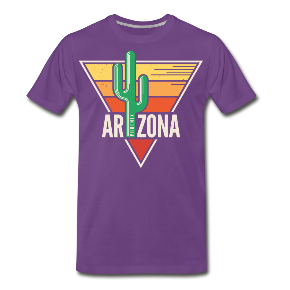 Phoenix, Arizona - Men's Premium T-Shirt - purple