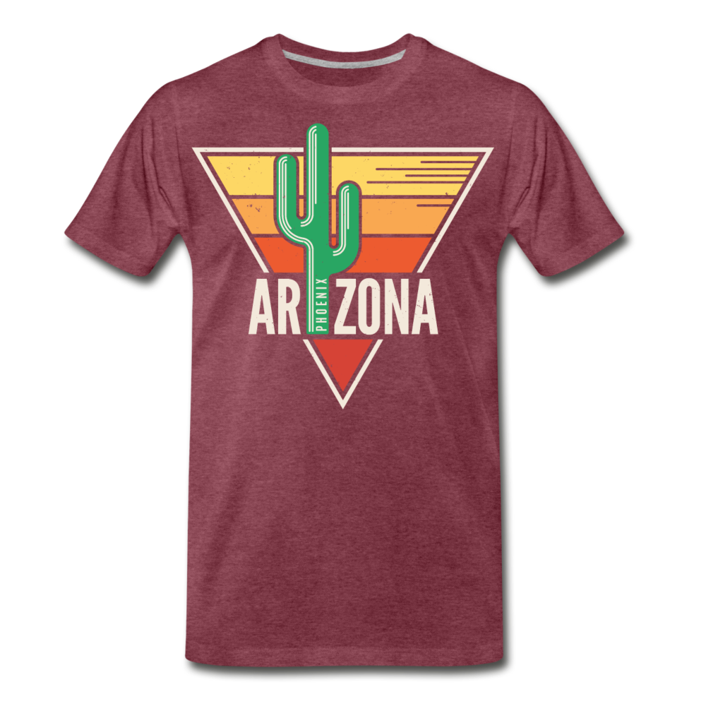 Phoenix, Arizona - Men's Premium T-Shirt - heather burgundy